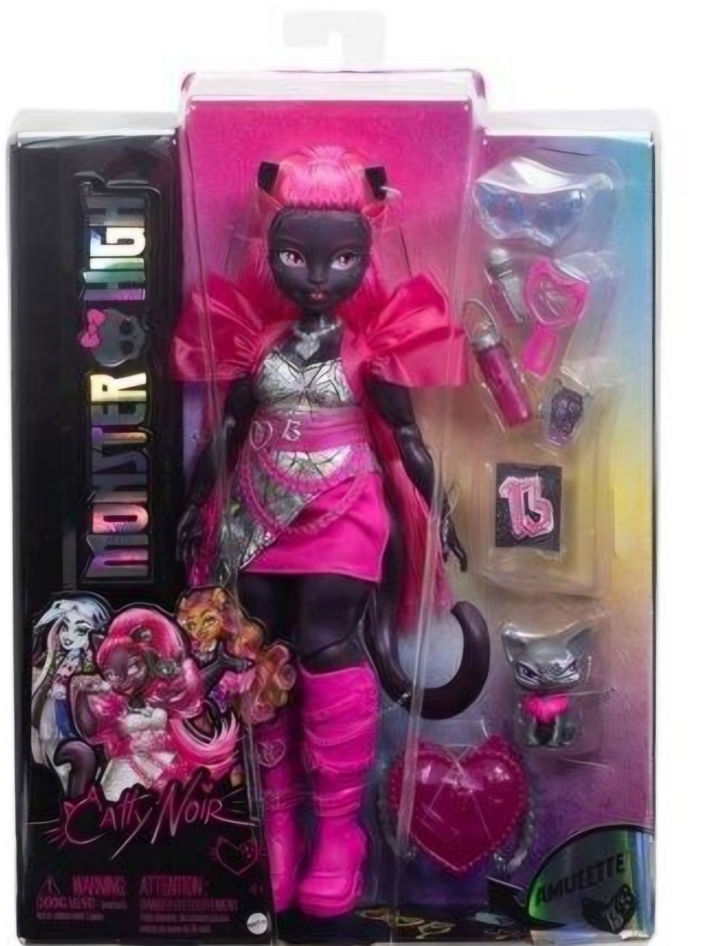 Monster High Catty Noir Doll in Hot Pink and Black
